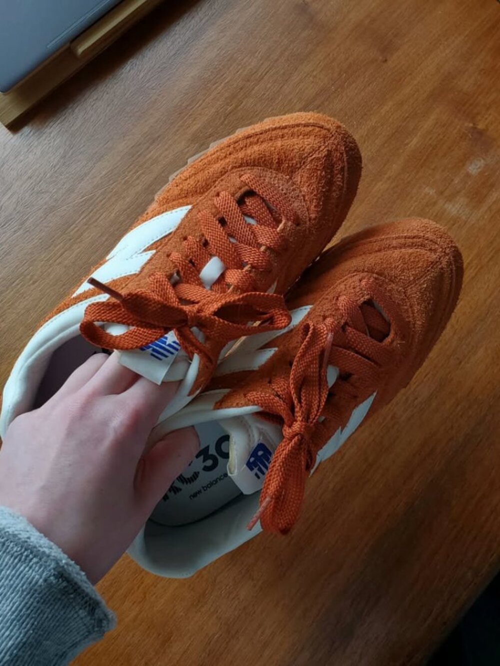 New Balance RC30 Rust Oxide with Sea Salt Athletic Shoes - Picture 4 of 6